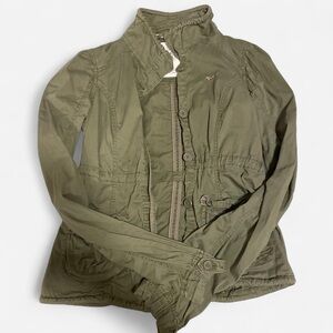 Y2K Hollister Utility Jacket in Olive